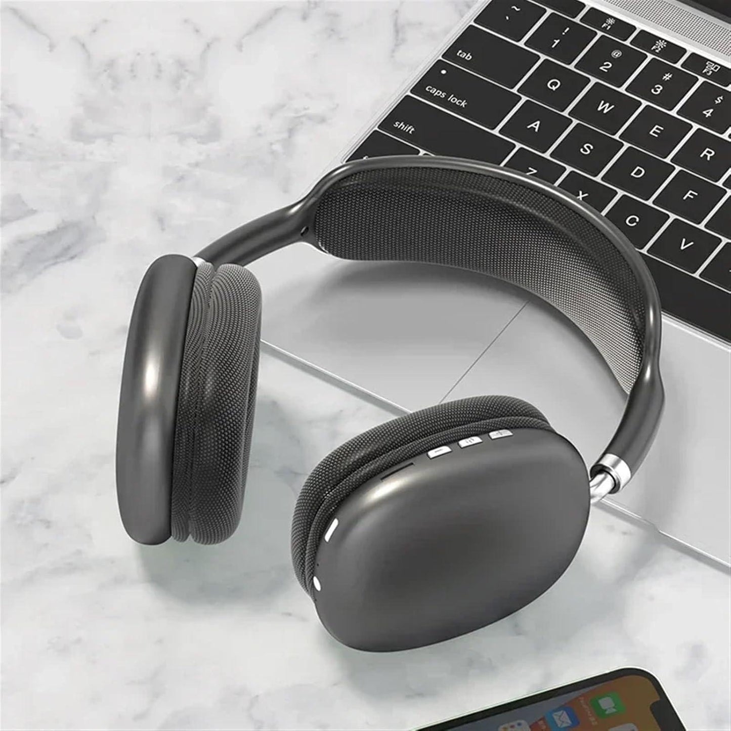 P9 Wireless Bluetooth Headphones Adjustable Over-The-Ear Stereo Headset | Best Quality Wireless Headphones (Random Color)