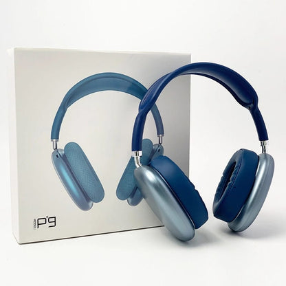 P9 Wireless Bluetooth Headphones Adjustable Over-The-Ear Stereo Headset | Best Quality Wireless Headphones (Random Color)